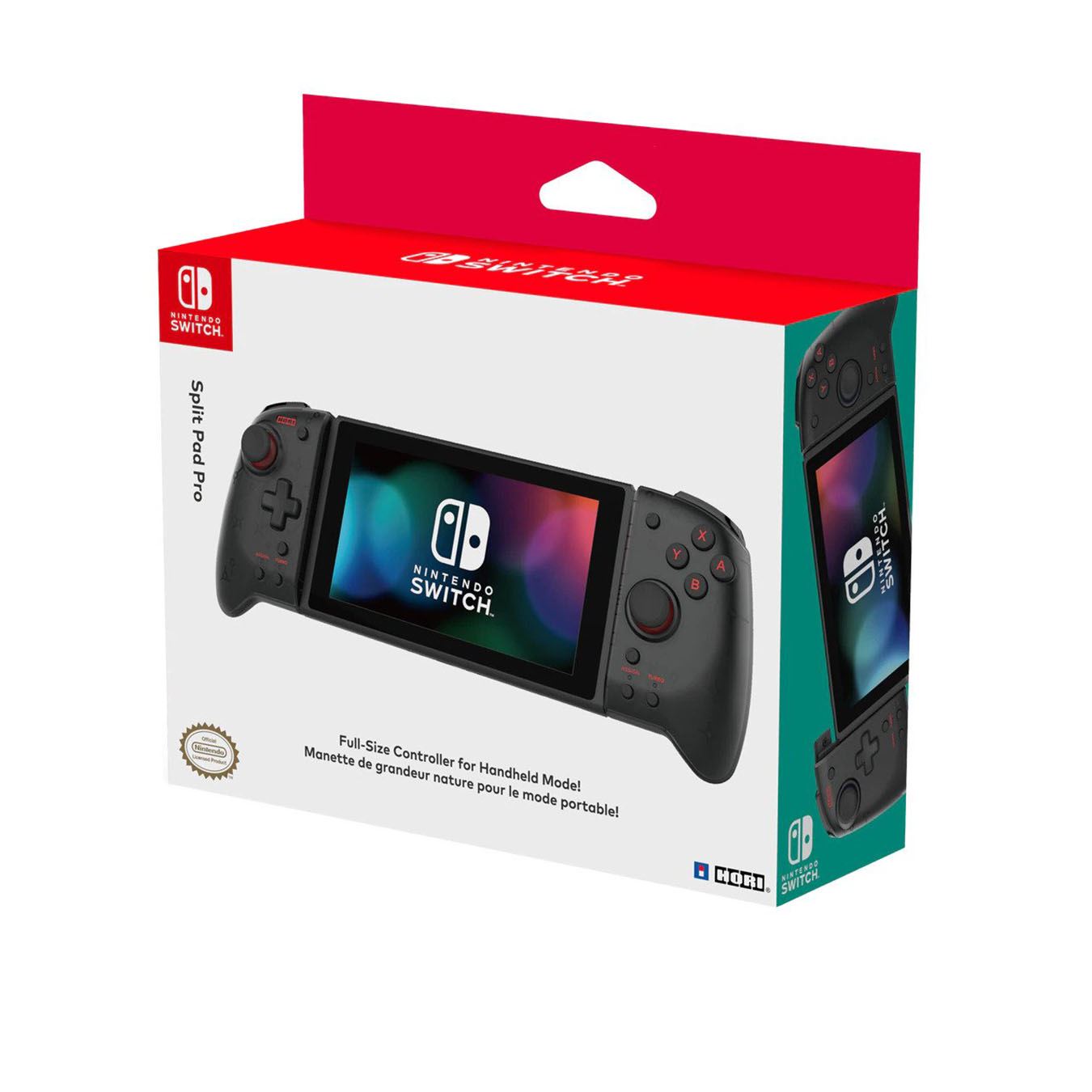 Hori Nintendo Switch Split Pad Pro (Black) Ergonomic Controller for Handheld