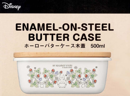 My Neighbor Totoro butter dish with wooden lid Soot Sprites 500 ml
