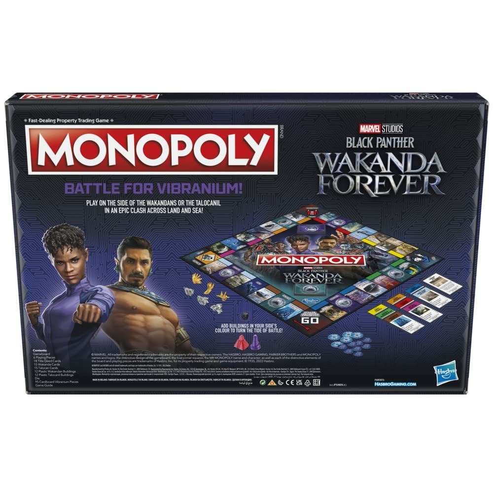 Monopoly - Black Panther Wakanda Forever Edition /Boardgames