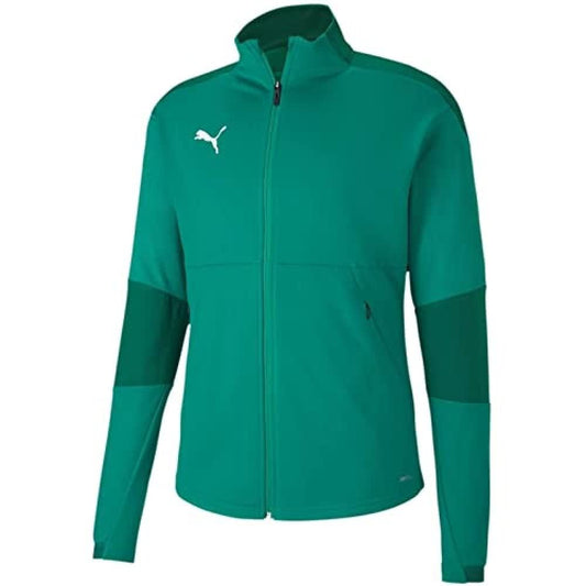 PUMA Final Training Jacket - Pepper / Power Green (X-Large)