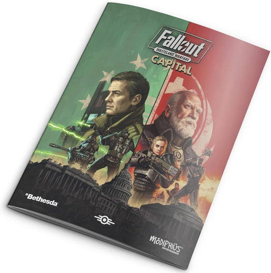Fallout Wasteland Warfare: Capital Rules Expansion - RPG Book & 135 New Cards