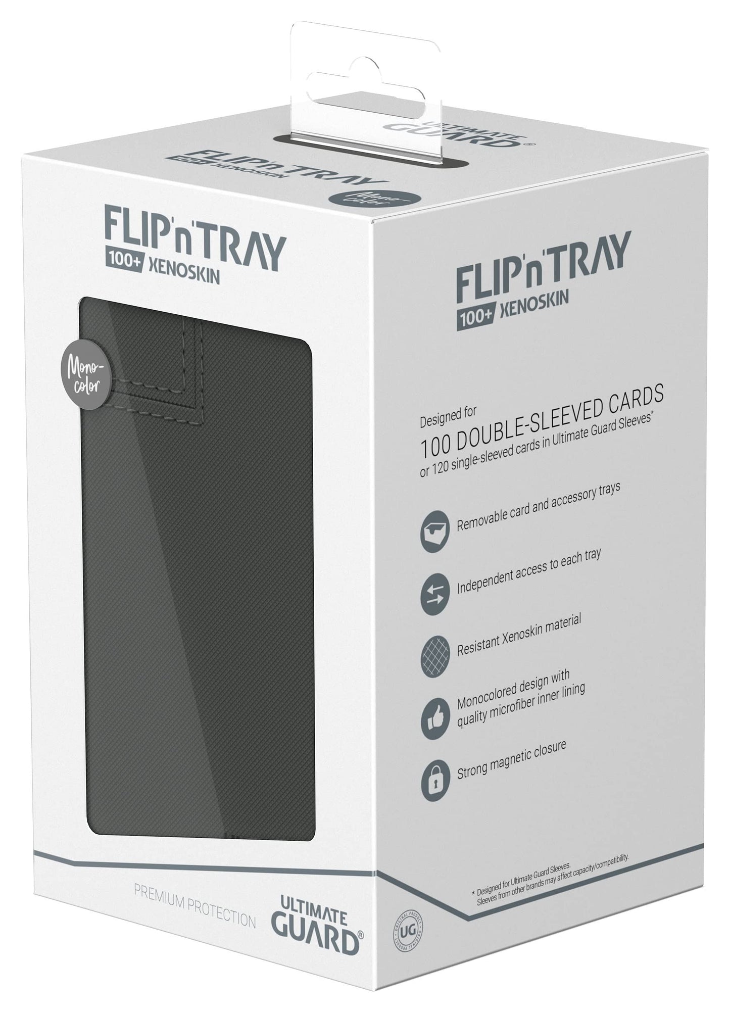 Ultimate Guard Flip`n`Tray 100+ XenoSkin Monocolor Grey