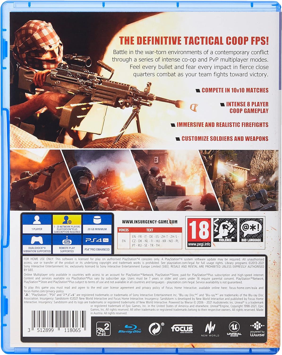 Insurgency: Sandstorm /PS4 *New & Sealed*