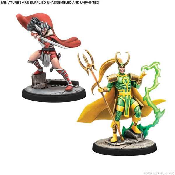 Mighty Thor, Lady Sif, Thor, Hero of Midgard & Loki, Prince of Lies Marvel Crisi