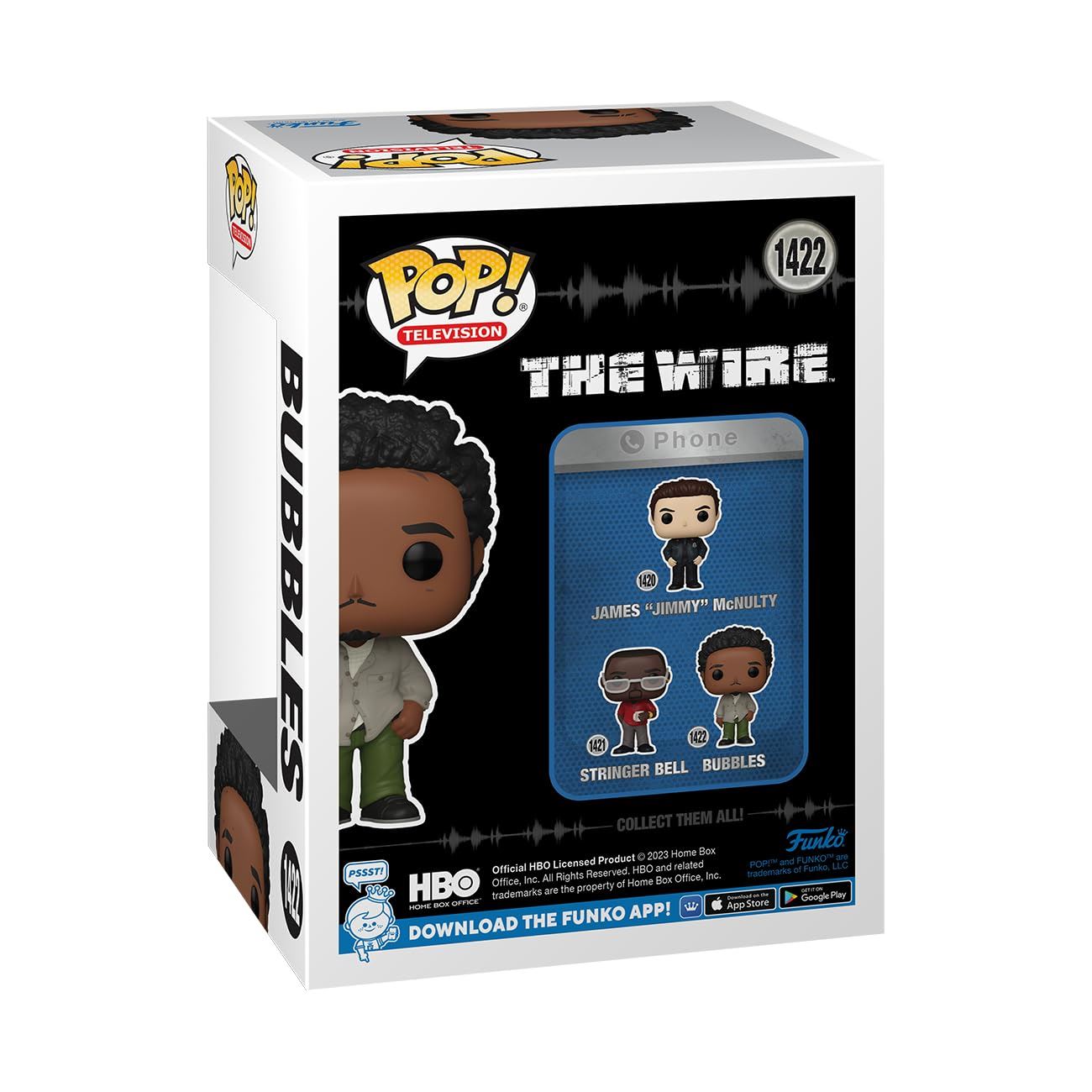 The Wire POP! TV Vinyl Figure Bubbles 9 cm