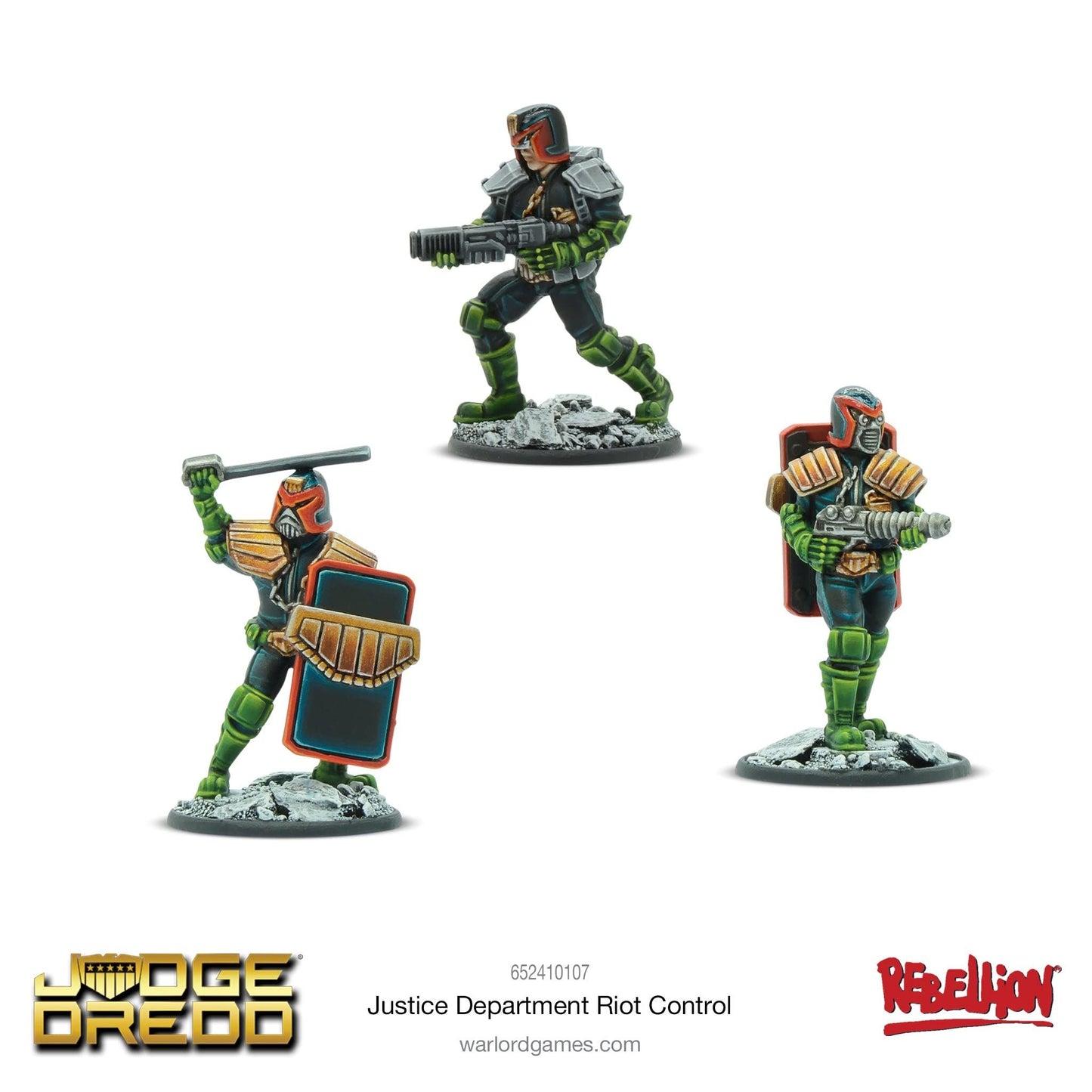Dredd Justice Dept Riot Contro Indies Merchandise