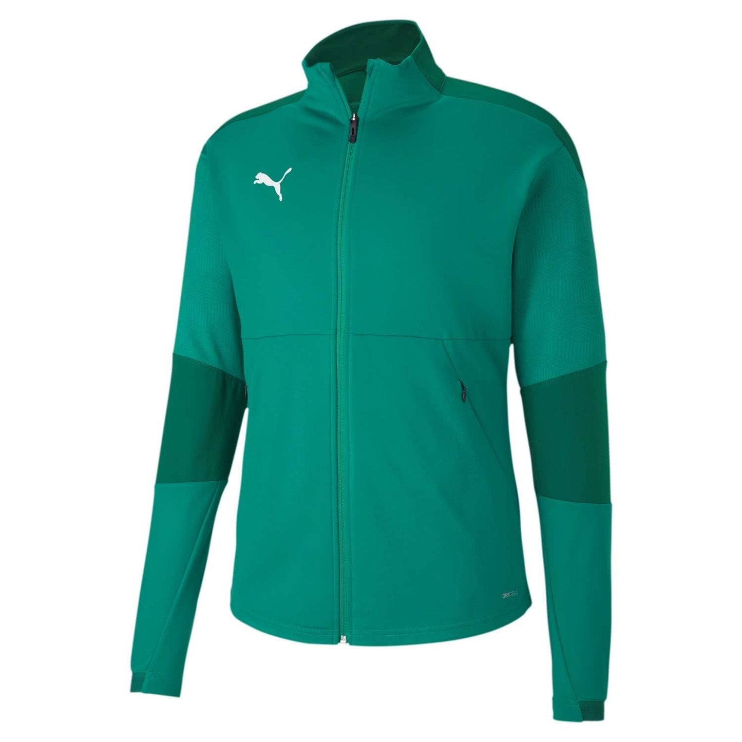 PUMA Final Training Jacket - Pepper / Power Green (Small)